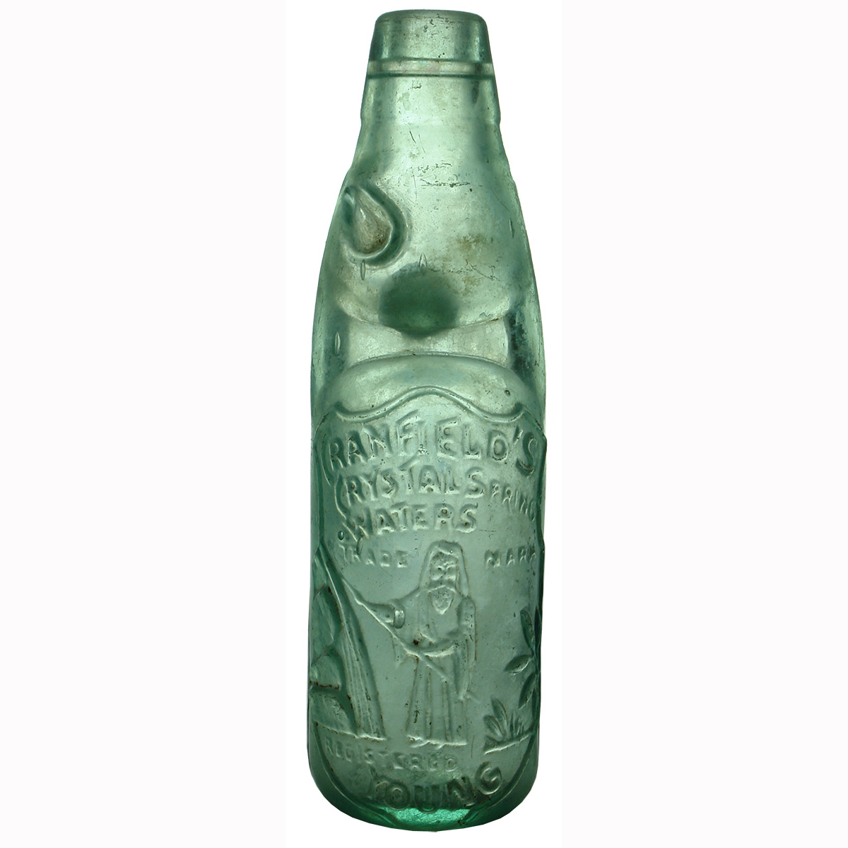 Codd. Cranfield's Crystal Spring Waters, Young. Moses tapping Rock. 6 oz. (New South Wales)