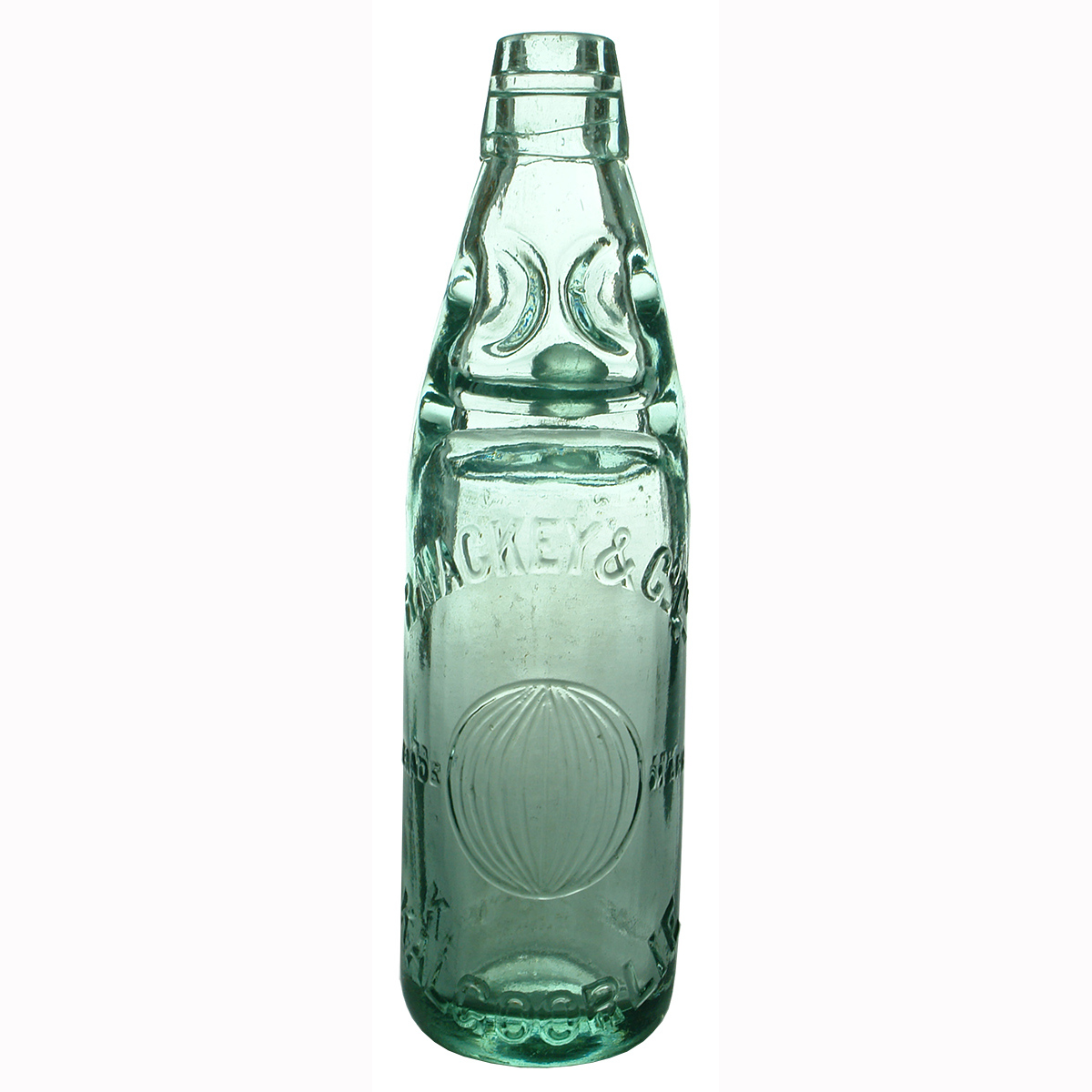 Codd. R. Mackey Kalgoorlie. Onion like Globe. Kilner Bros makers. (Western Australia)