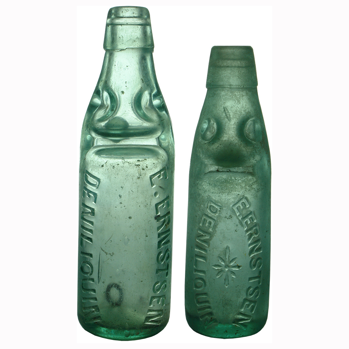 2 different variations of E. Ernstsen Deniliquin Codds. (New South Wales)