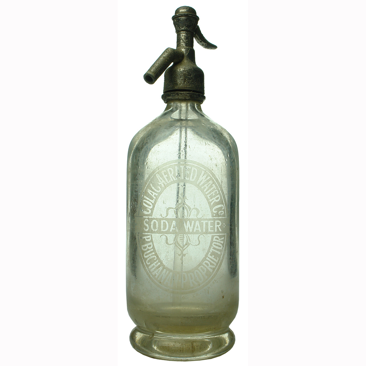 Soda Syphon. Colac Aerated Water Co. P. Buchanan Proprietor. (Victoria)