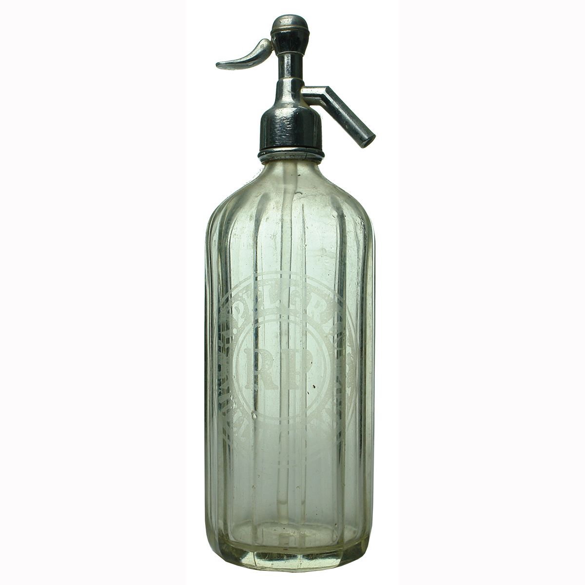 Soda Syphon. R. Pilgrim, Mullumbimby. (New South Wales)