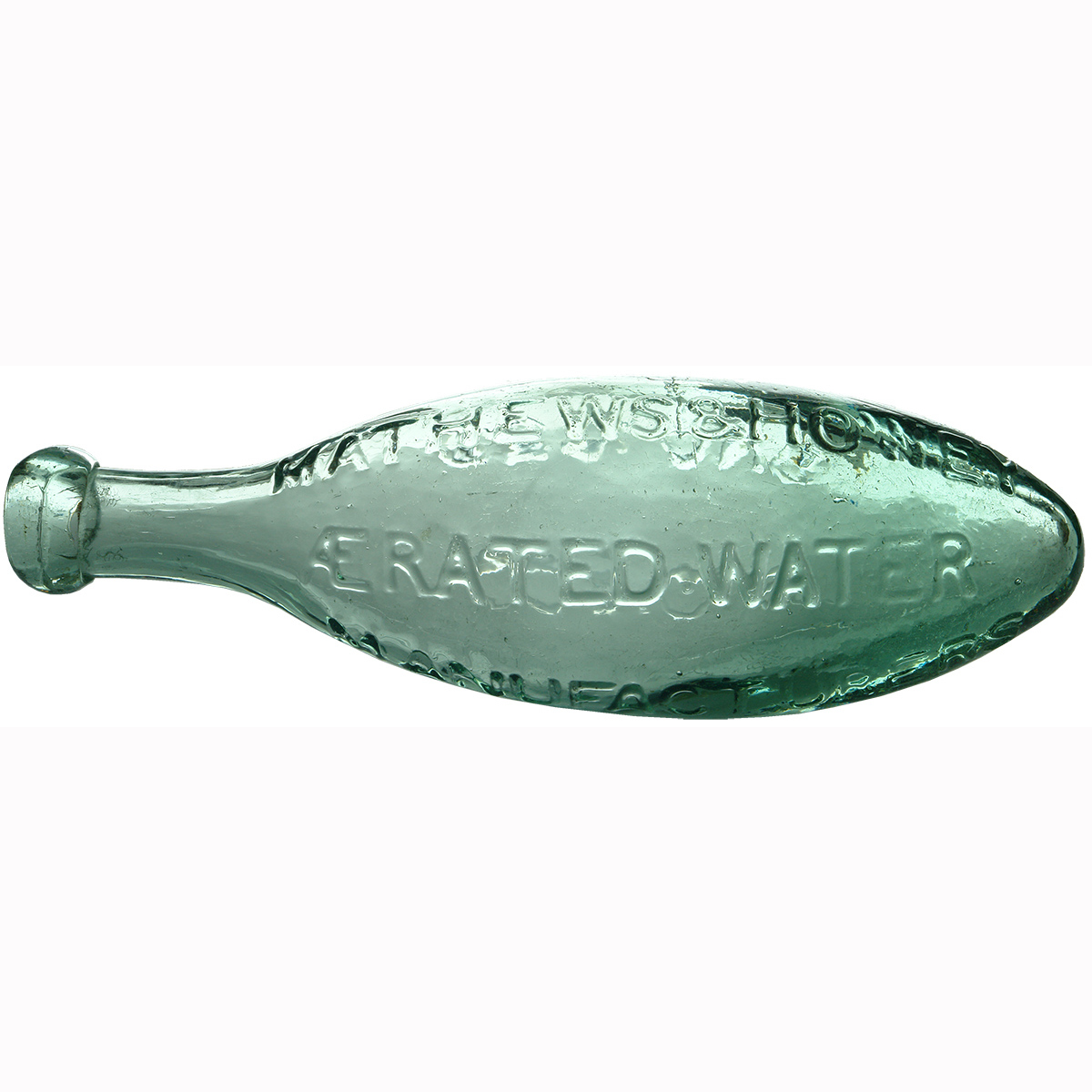 Torpedo. Mathews & Howey, Aerated Water Manufacturers, Corio St., Geelong. (Victoria)