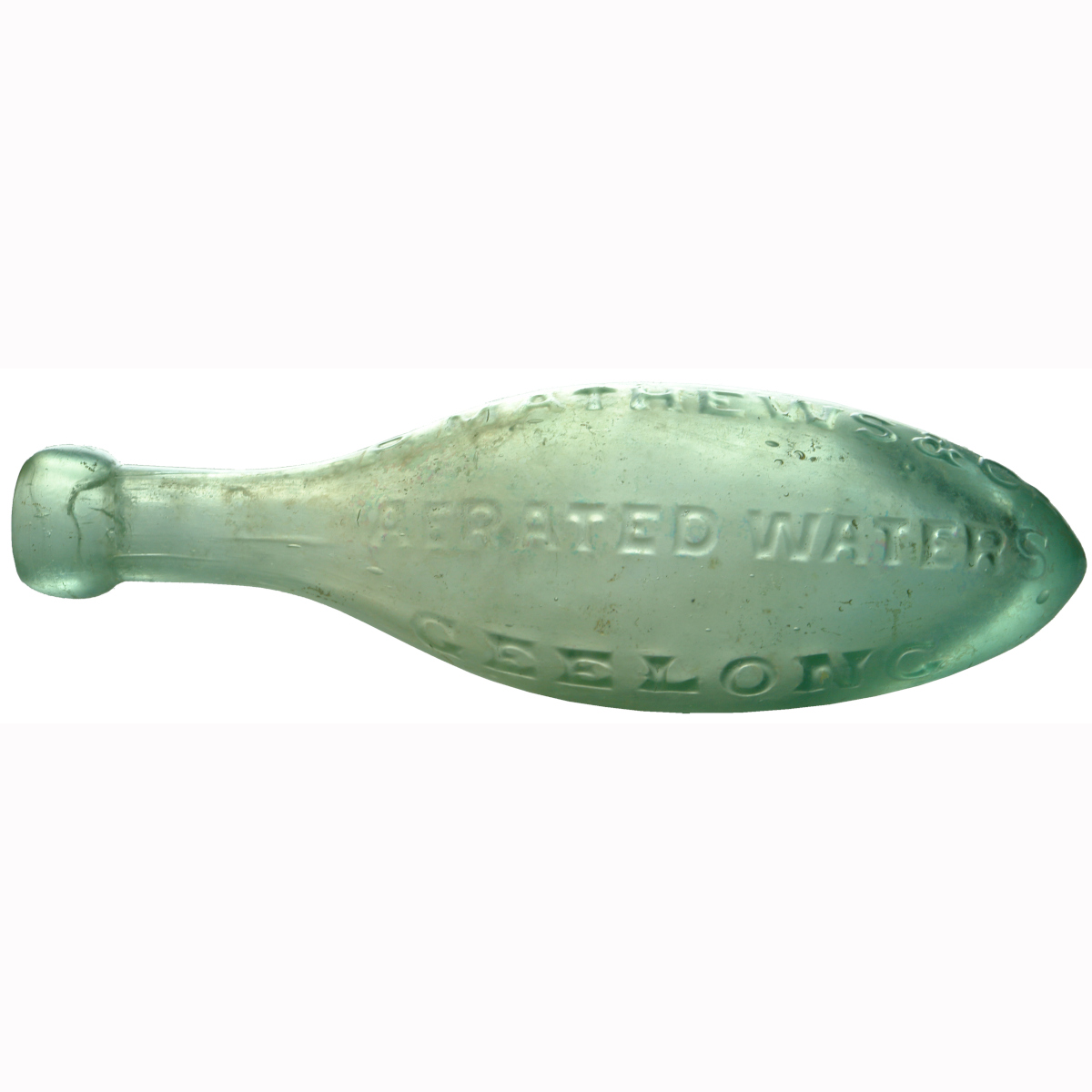 Torpedo. P. Mathews & Co., Aerated Waters, Geelong. (Victoria)