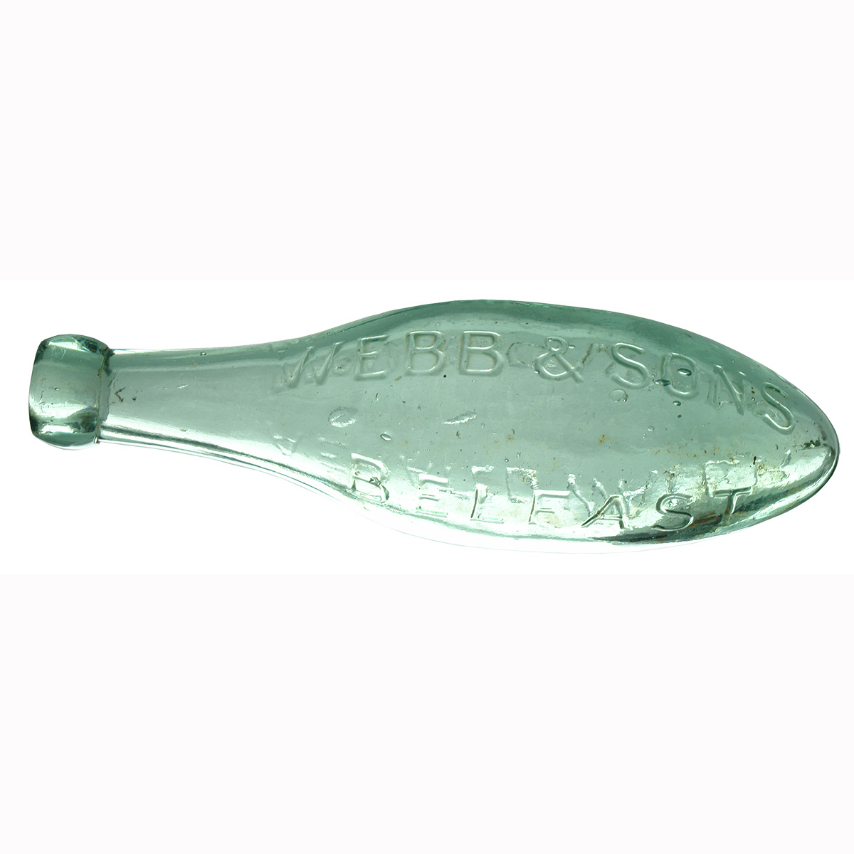 Torpedo. Webb & Sons, Belfast. Aerated Water Manufacturers. (Port Fairy, Victoria)