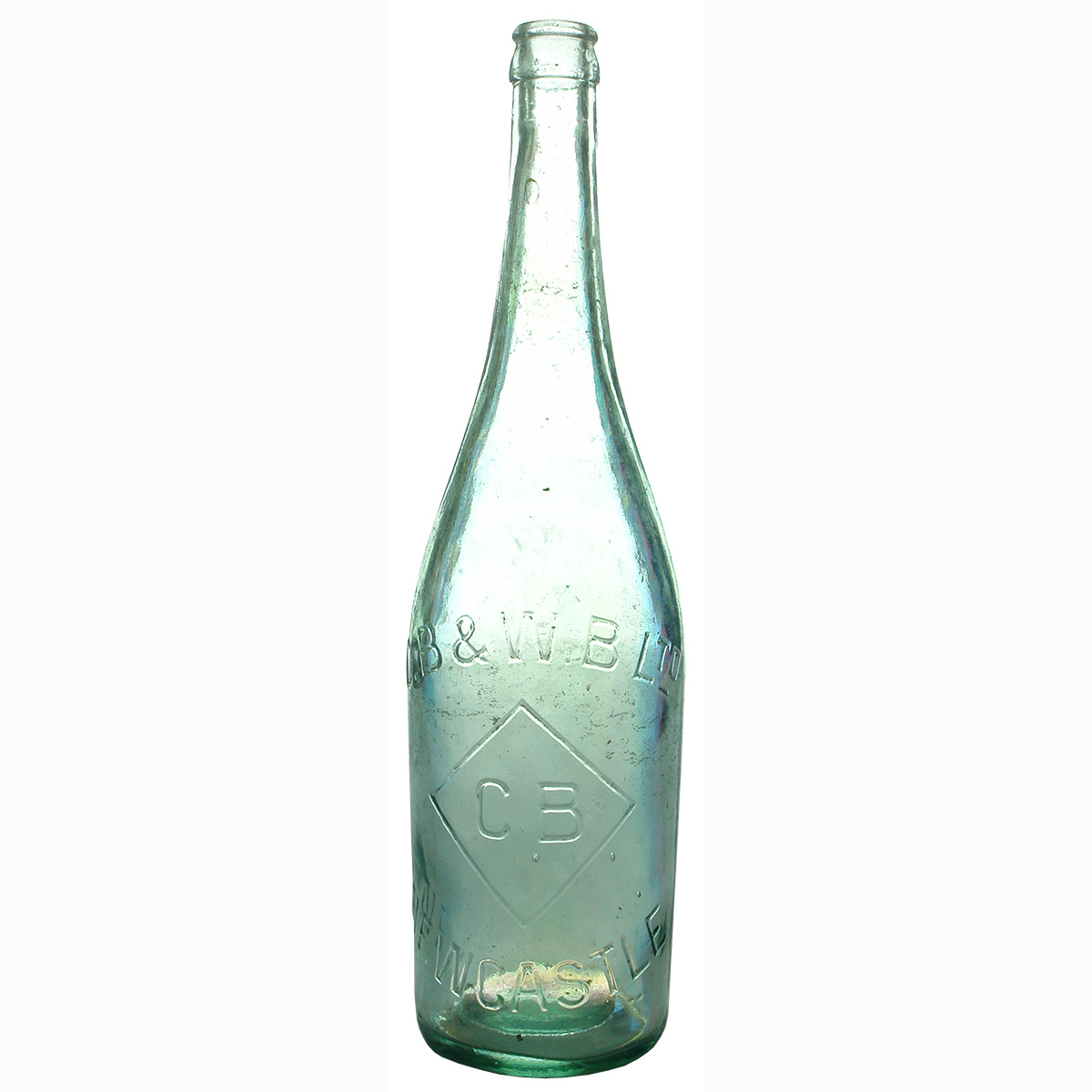 Crown Seal Beer. Castlemaine Brewery & Wood Bros Ltd Newcastle. Aqua. (New South Wales)