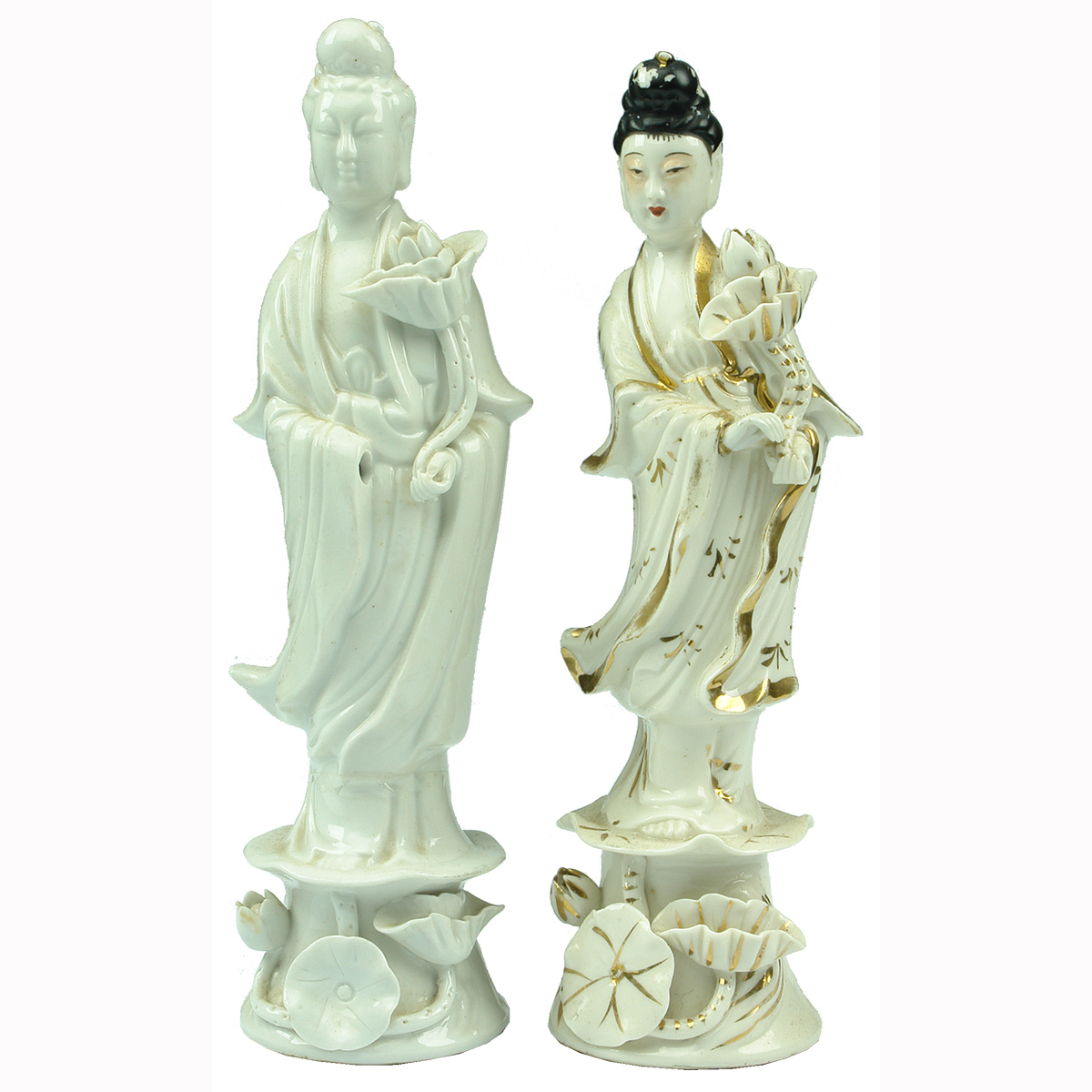 2 Asian Ceramic Figurines.